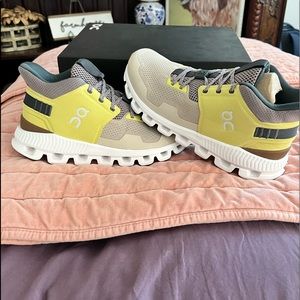 On Running shoes. Never worn brand new in box. Size 8 Womens.